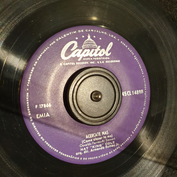 Nat King Cole - Acercate Mas = Come Closer To Me | Capitol Records (45CL14898) - main