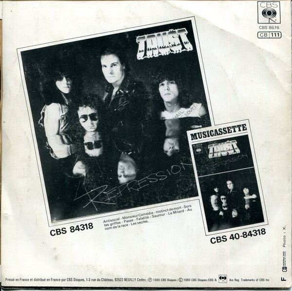 Trust - Antisocial | CBS (CBS 8676) - 2