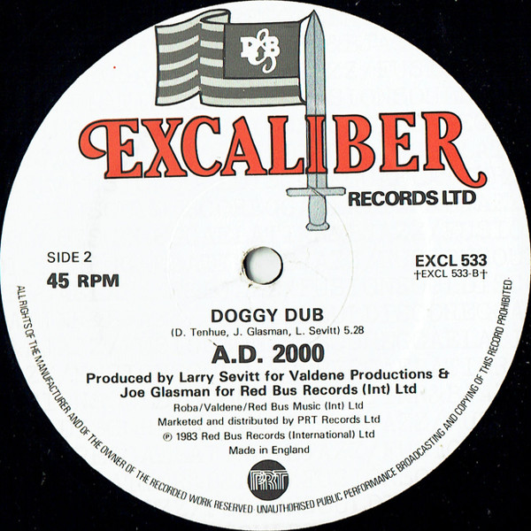 A.D. 2000 - Hang On Snoopy | Excaliber Records Ltd. (EXCL 533) - 2 A.D. 2000 - Hang On Snoopy | Excaliber Records Ltd. (EXCL 533) - 2