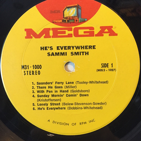 Sammi Smith - He's Everywhere | Mega (M31-1000) - 3 Sammi Smith - He's Everywhere | Mega (M31-1000) - 3