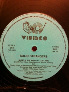 Solid Strangers - Music In The Night | Vidisco (MX 104) - main