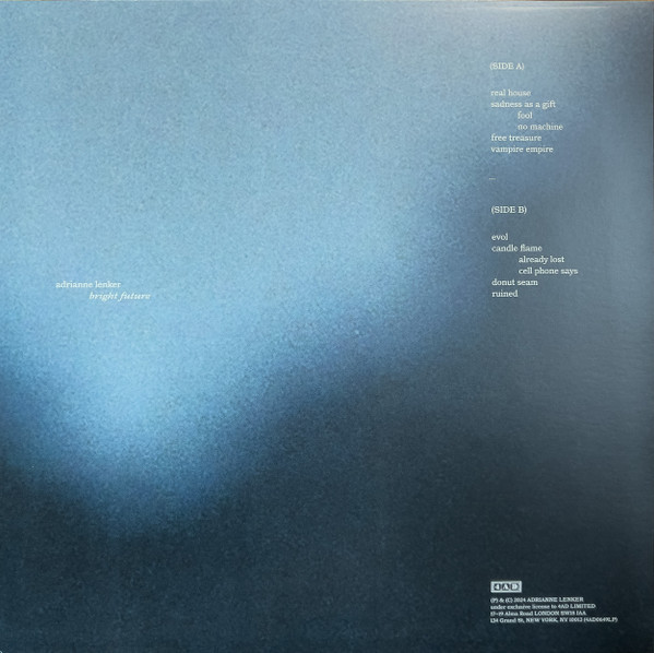 Adrianne Lenker - Bright Future | 4AD (4AD0649LPE) - 2 Adrianne Lenker - Bright Future | 4AD (4AD0649LPE) - 2