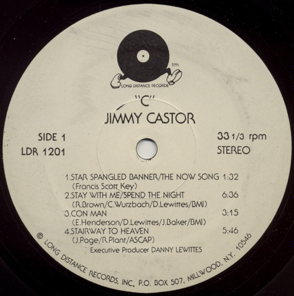 Jimmy Castor - C | Long Distance Records (LDR 1201) - 3 Jimmy Castor - C | Long Distance Records (LDR 1201) - 3