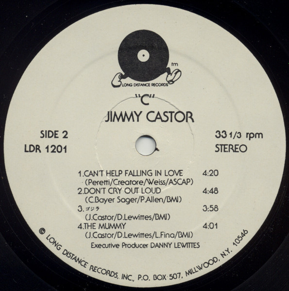 Jimmy Castor - C | Long Distance Records (LDR 1201) - 4 Jimmy Castor - C | Long Distance Records (LDR 1201) - 4
