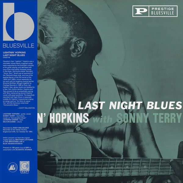 Lightnin' Hopkins With Sonny Terry - Last Night Blues | Craft Recordings (CR00746) - main