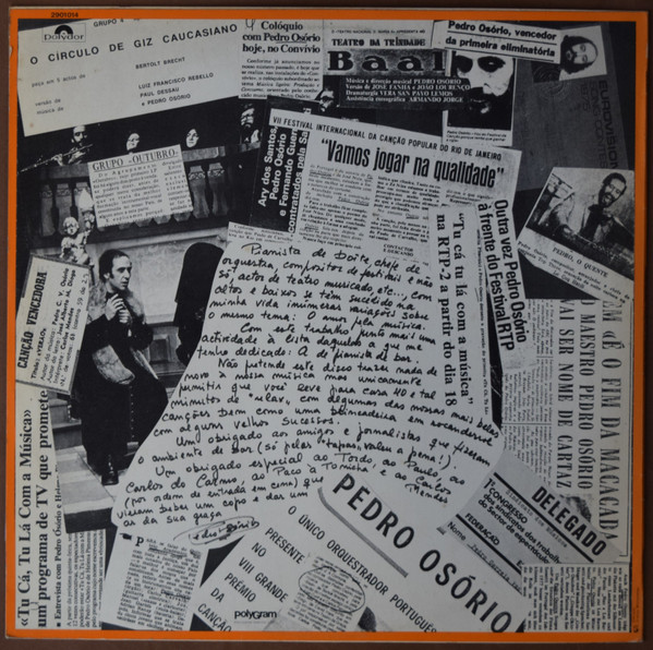 Pedro Osório - Piano-Bar À Moda Da Casa | Polydor (2901 014) - 2