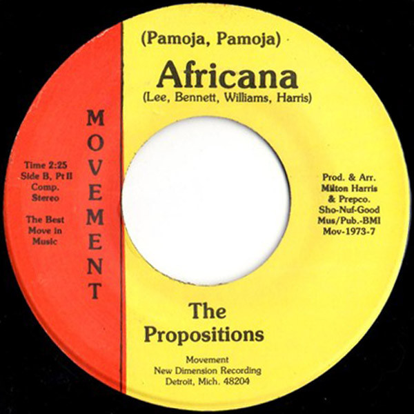 The Propositions - Africana | Movement (MOV 1973) - 2 The Propositions - Africana | Movement (MOV 1973) - 2