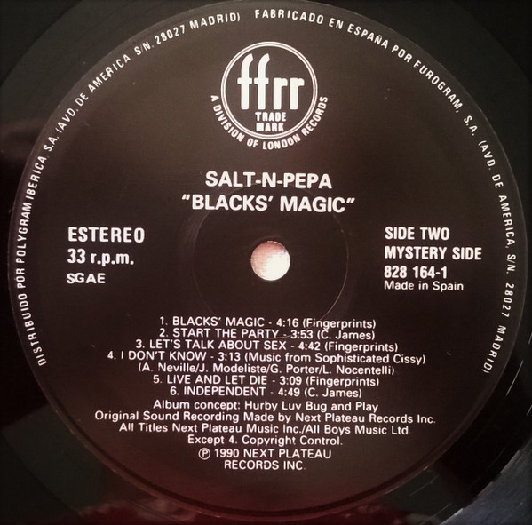 Salt 'N' Pepa - Blacks' Magic | FFRR (828 164-1) - 3