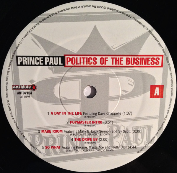 Prince Paul - Politics Of The Business | Antidote (ANTDV104) - 2 Prince Paul - Politics Of The Business | Antidote (ANTDV104) - 2