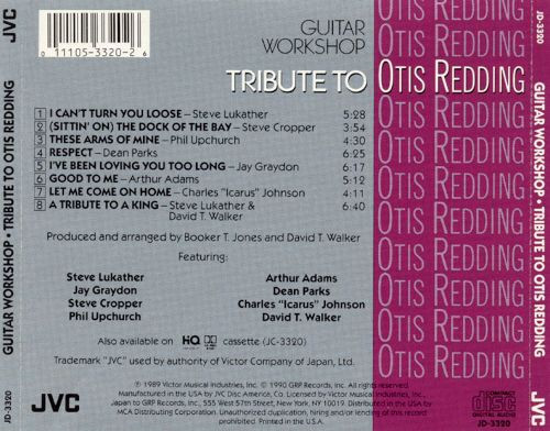 Various - Tribute To Otis Redding | JVC (JD-3320) - main Various - Tribute To Otis Redding | JVC (JD-3320) - main