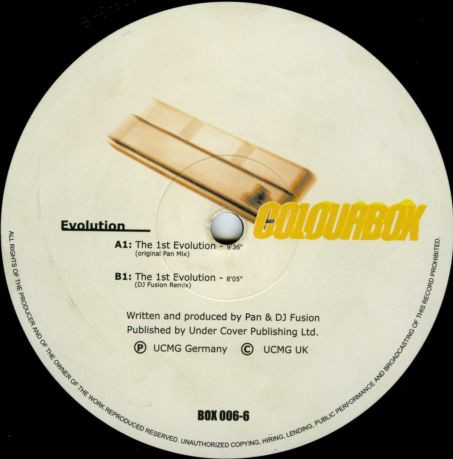 Evolution - The 1st Evolution | Colourbox (BOX 006-6) - main