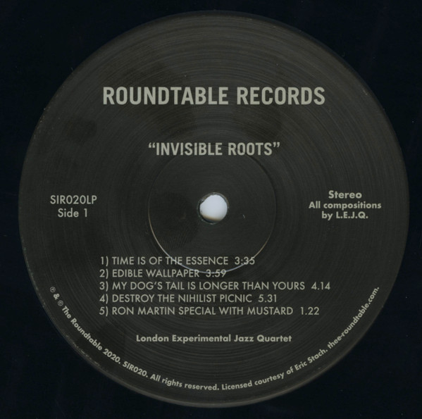 The London Experimental Jazz Quartet - Invisible Roots | The Roundtable (SIR020LP) - 3 The London Experimental Jazz Quartet - Invisible Roots | The Roundtable (SIR020LP) - 3