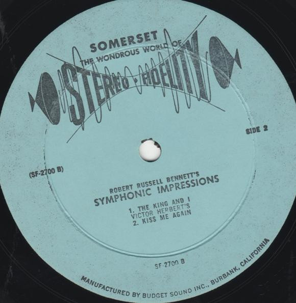 The New World Theatre Orchestra - My Fair Lady / The King And I | Stereo-Fidelity (SF-2700) - 4