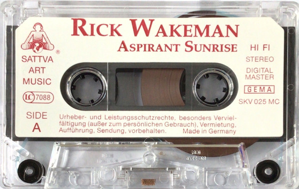 Rick Wakeman - Aspirant Sunrise | Sattva Art Music (SKV 025 MC) - 4