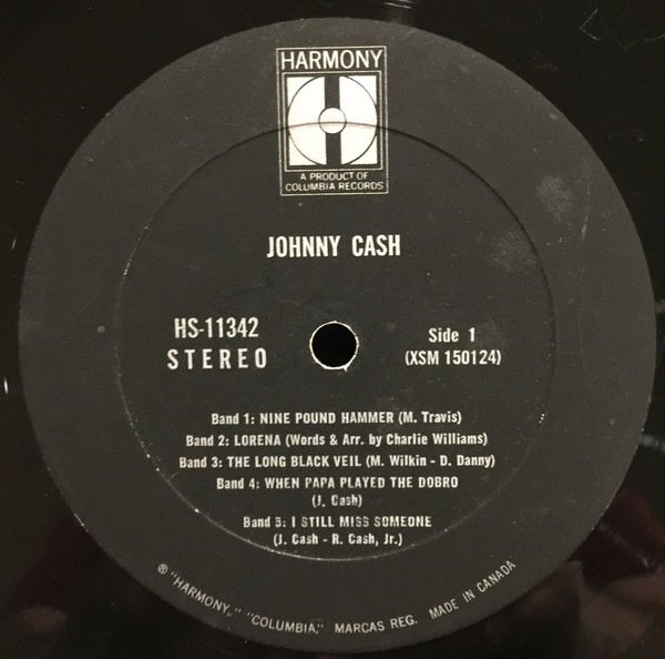 Johnny Cash - Johnny Cash | Harmony (HS-11342) - 2 Johnny Cash - Johnny Cash | Harmony (HS-11342) - 2