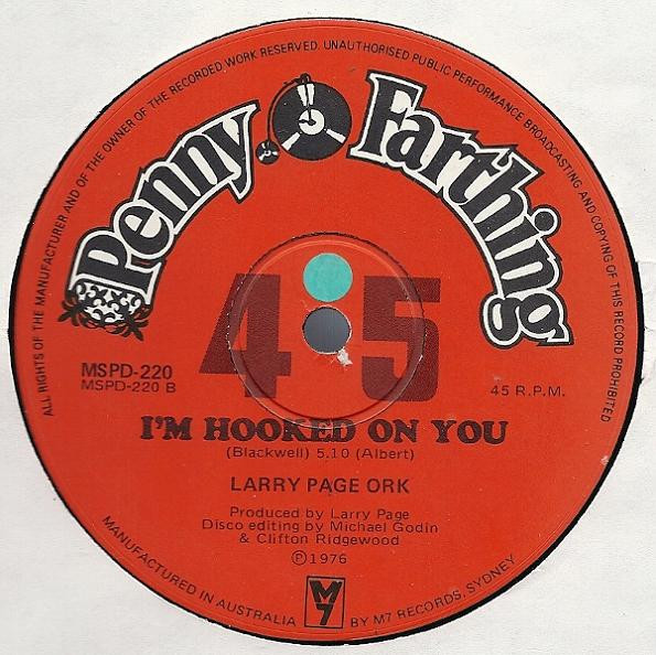 Larry Page Orchestra - Erotic Soul / I'm Hooked On You | Penny Farthing (MSPD-220) - 2 Larry Page Orchestra - Erotic Soul / I'm Hooked On You | Penny Farthing (MSPD-220) - 2