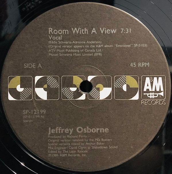 Jeffrey Osborne - Room With A View | A&M Records (SP-12199) - 3 Jeffrey Osborne - Room With A View | A&M Records (SP-12199) - 3