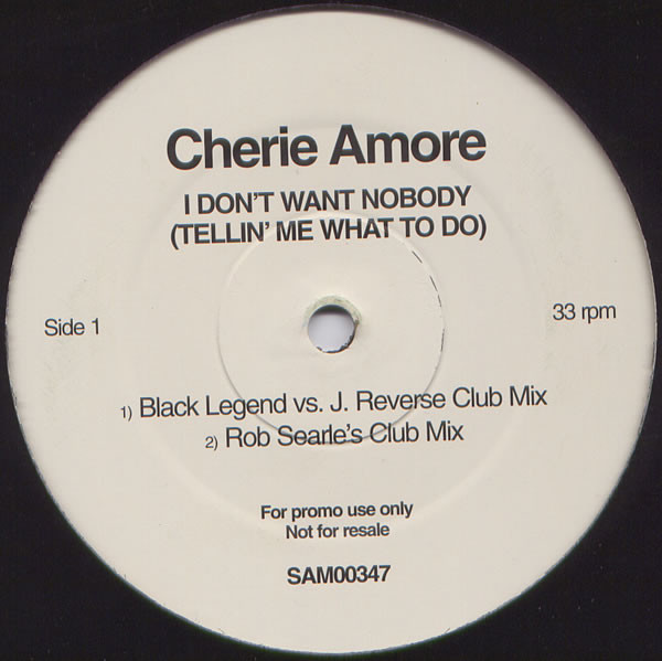 Cherie Amore - I Don't Want Nobody (Tellin' Me What To Do) | Eternal (SAM00347) - main Cherie Amore - I Don't Want Nobody (Tellin' Me What To Do) | Eternal (SAM00347) - main