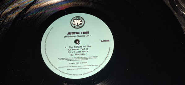 Justin Time - Unreleased Classics Vol1 | Just Another Label (KJAL06) - main