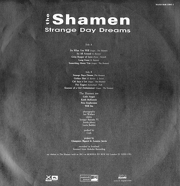 The Shamen - Strange Day Dreams | Materiali Sonori (MASO 5640 33041-1) - 2