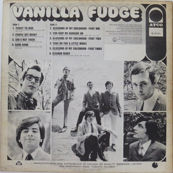 Vanilla Fudge - Vanilla Fudge | ATCO Records (SD 33-224) - 2 Vanilla Fudge - Vanilla Fudge | ATCO Records (SD 33-224) - 2
