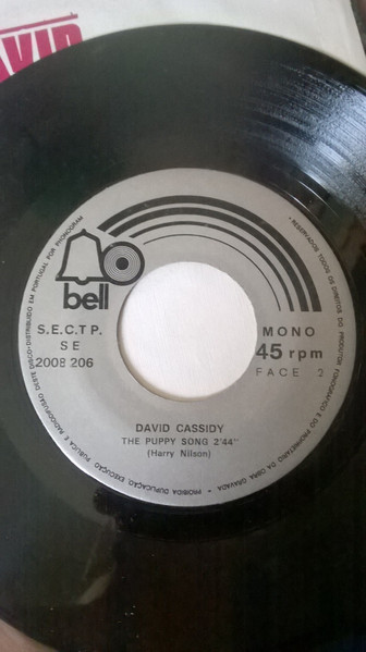 David Cassidy - Daydreamer / The Puppy Song | Bell Records (2008 206) - 4