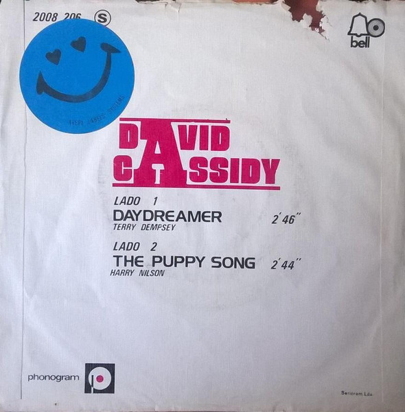 David Cassidy - Daydreamer / The Puppy Song | Bell Records (2008 206) - 2