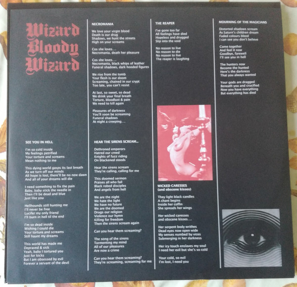 Electric Wizard - Wizard Bloody Wizard | Witchfinder Records (W004) - 4 Electric Wizard - Wizard Bloody Wizard | Witchfinder Records (W004) - 4