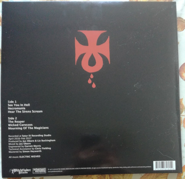 Electric Wizard - Wizard Bloody Wizard | Witchfinder Records (W004) - 2 Electric Wizard - Wizard Bloody Wizard | Witchfinder Records (W004) - 2