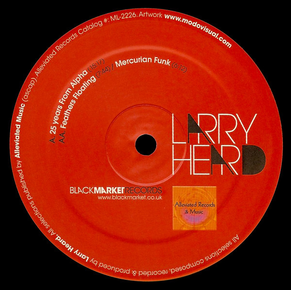 Larry Heard - 25 Years from Alpha | Alleviated Records (ML-2226)