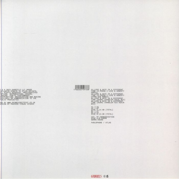 Gabriels - Love And Hate In A Different Time (X-Press 2 & Kerri Chandler Remixes) | Atlas Artists (5060202597338) - 2 Gabriels - Love And Hate In A Different Time (X-Press 2 & Kerri Chandler Remixes) | Atlas Artists (5060202597338) - 2