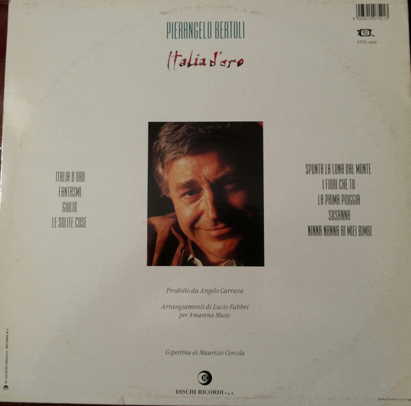 Pierangelo Bertoli - Italia D'Oro | Ricordi (STVL 6446) - 2 Pierangelo Bertoli - Italia D'Oro | Ricordi (STVL 6446) - 2