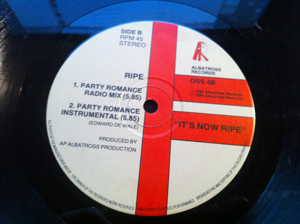 Ripe - Party Romance | Albatross Records (OSS 4)