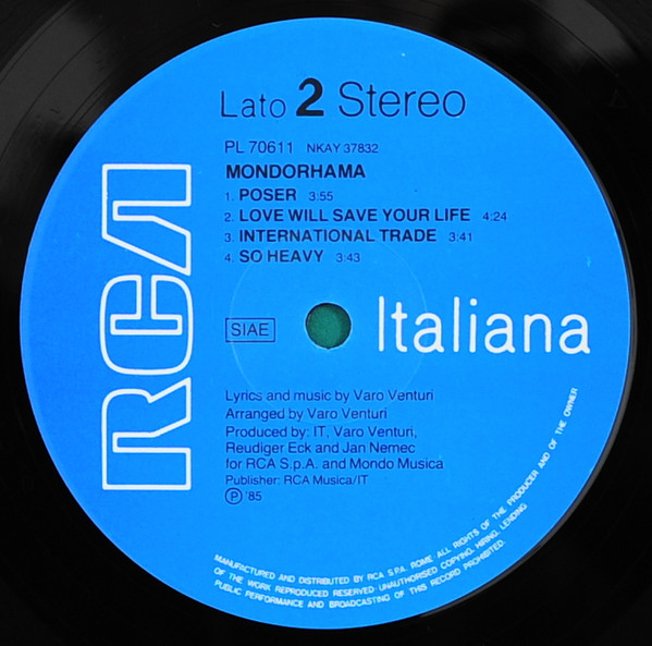 Mondorhama - Mondorhama | RCA Italiana (PL 70611) - 2 Mondorhama - Mondorhama | RCA Italiana (PL 70611) - 2