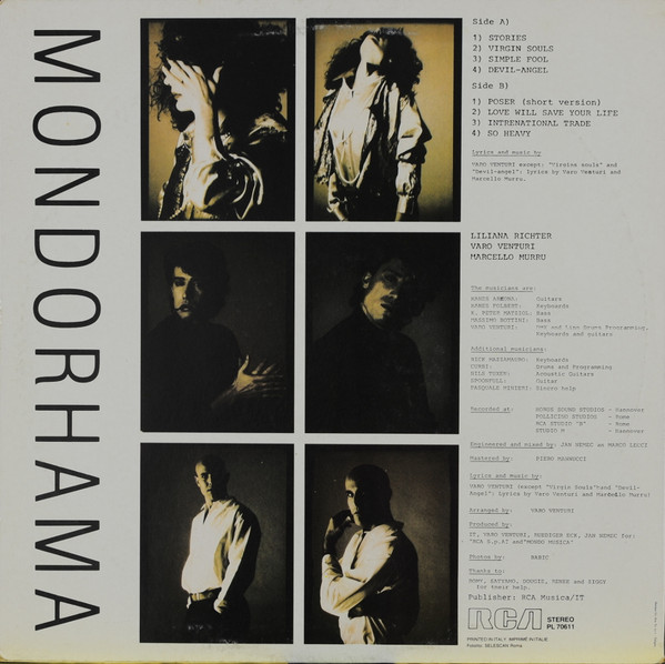 Mondorhama - Mondorhama | RCA Italiana (PL 70611)