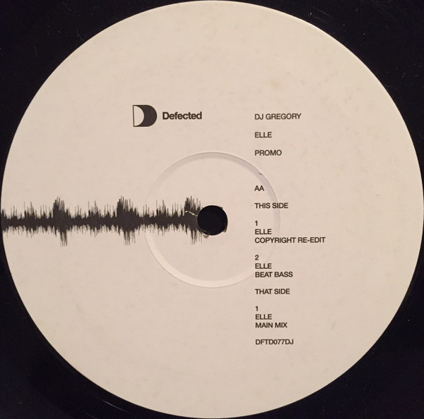 DJ Gregory - Elle | Defected (DFTD077DJ)