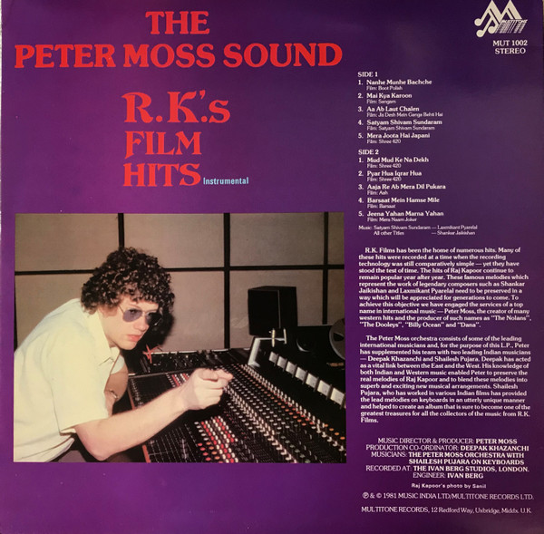 Peter Moss Sound - R. K.'s Film Hits (Instrumental) | Multitone (MUT 1002) - 2 Peter Moss Sound - R. K.'s Film Hits (Instrumental) | Multitone (MUT 1002) - 2