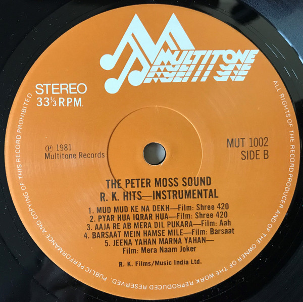 Peter Moss Sound - R. K.'s Film Hits (Instrumental) | Multitone (MUT 1002) - 4 Peter Moss Sound - R. K.'s Film Hits (Instrumental) | Multitone (MUT 1002) - 4