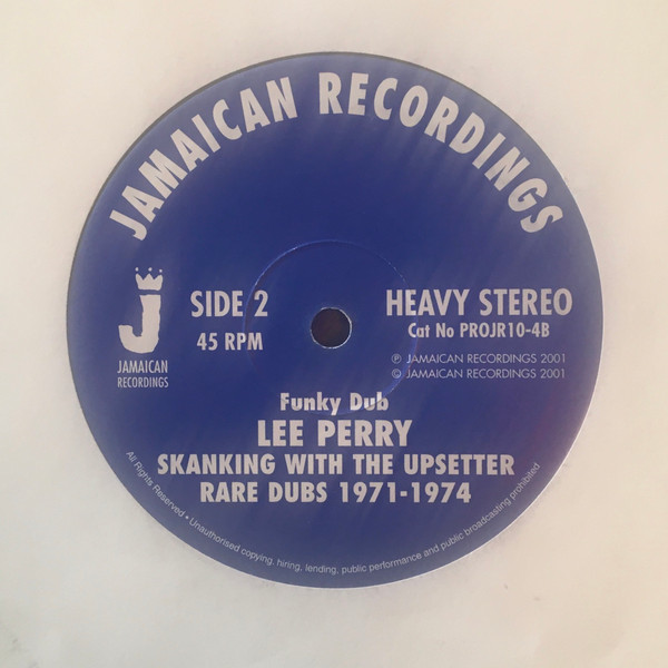 Lee Perry - Skanking With The Upsetter - Rare Dubs 1971-1974 | Jamaican Recordings (PROJR10-4) - 2