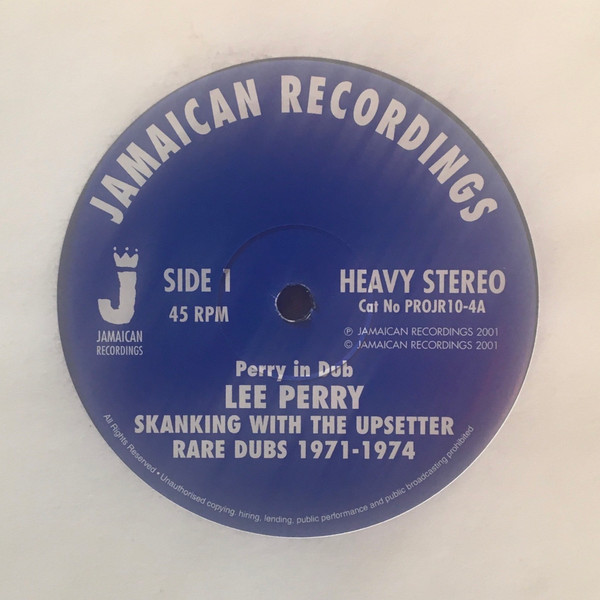 Lee Perry - Skanking With The Upsetter - Rare Dubs 1971-1974 | Jamaican Recordings (PROJR10-4)