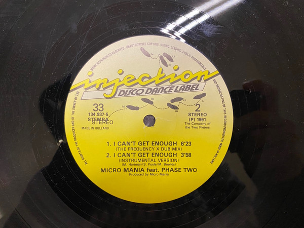 I Can't Get Enough (U.S.A. Remixes)