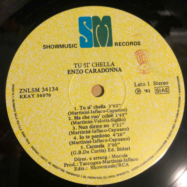 Enzo Caradonna - Tu Si Chella | Showmusic Records (ZNLSM 34134) - 4 Enzo Caradonna - Tu Si Chella | Showmusic Records (ZNLSM 34134) - 4