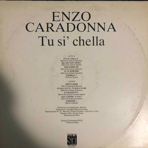 Enzo Caradonna - Tu Si Chella | Showmusic Records (ZNLSM 34134) - 2 Enzo Caradonna - Tu Si Chella | Showmusic Records (ZNLSM 34134) - 2