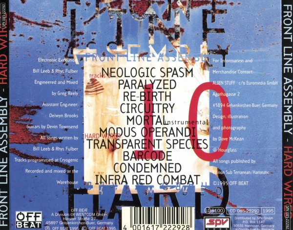 Front Line Assembly - Hard Wired | Off Beat (SPV 086-22290) - 4