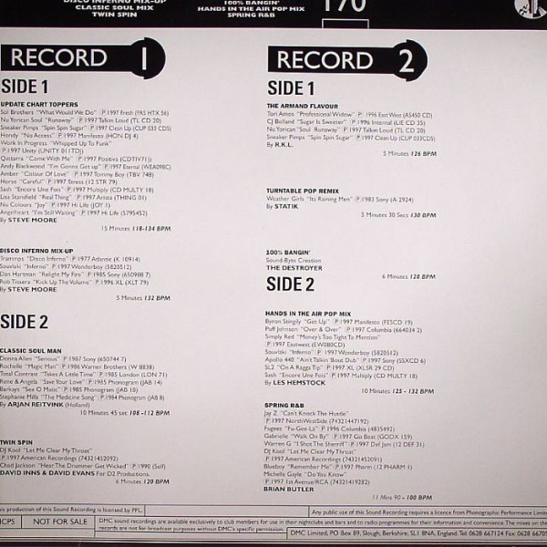 Various - The Megamixes 170 | DMC (DMC 170/3/4) - 2