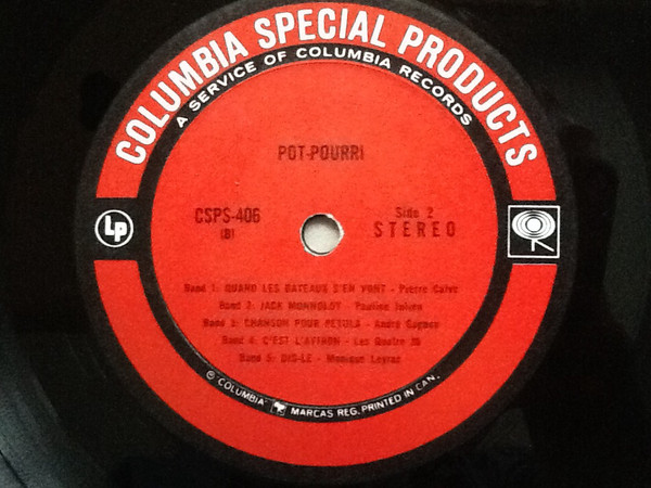 Various - Pot-Pourri | Columbia Special Products (CSPS 406) - 4