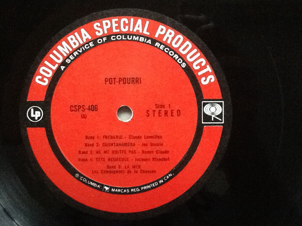 Various - Pot-Pourri | Columbia Special Products (CSPS 406) - 3