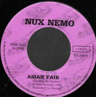Nux Nemo - Asian Fair | Clip Records (DS 15476) - 3 Nux Nemo - Asian Fair | Clip Records (DS 15476) - 3