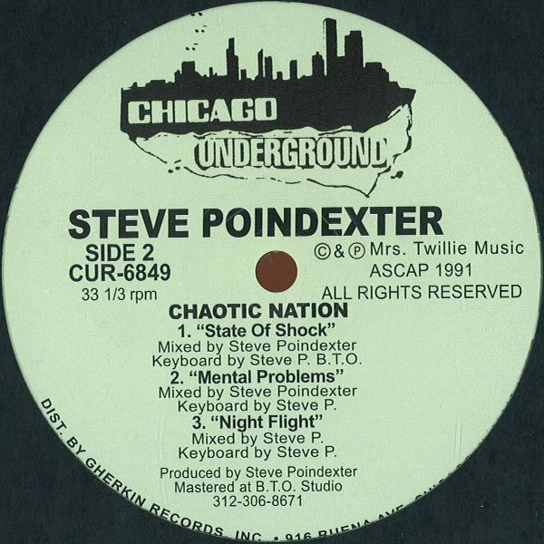 Steve Poindexter - Chaotic Nation | Chicago Underground (CUR-6849) - 2