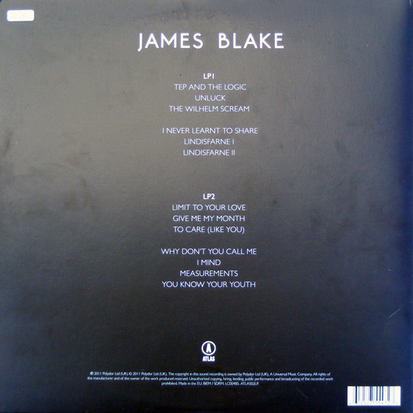 James Blake - James Blake | Atlas Recordings (ATLAS02LP) - 2